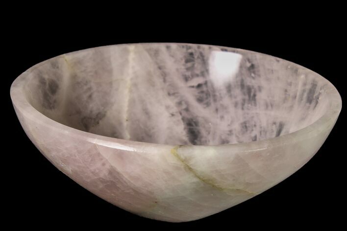 Polished Rose Quartz Bowl #153195